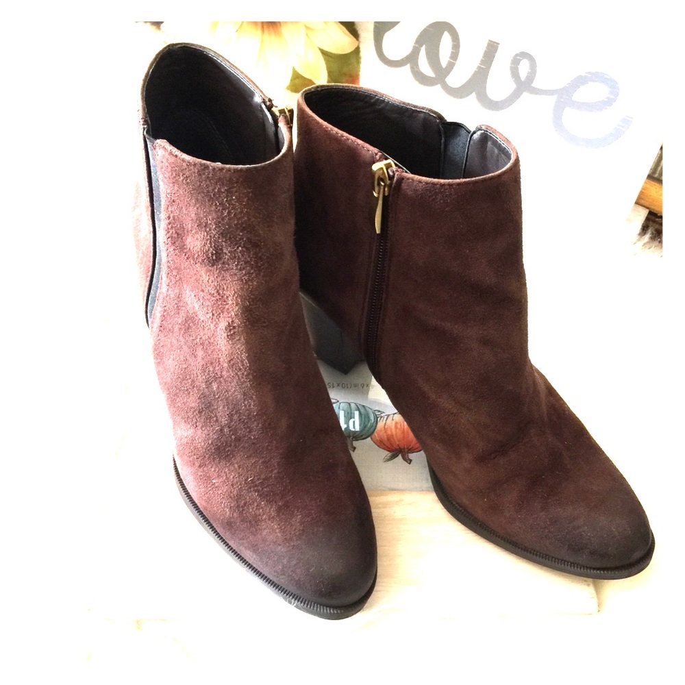 Franco Sarto suede ombré boots